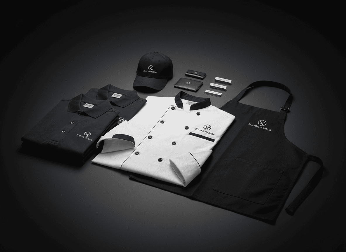 Корпоративная форма для сотрудников сети ресторанов с брендированием и логотипом